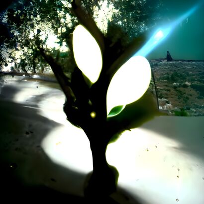 Ode to the Olive Tree - a Digital Art Artowrk by Aliki Peterson